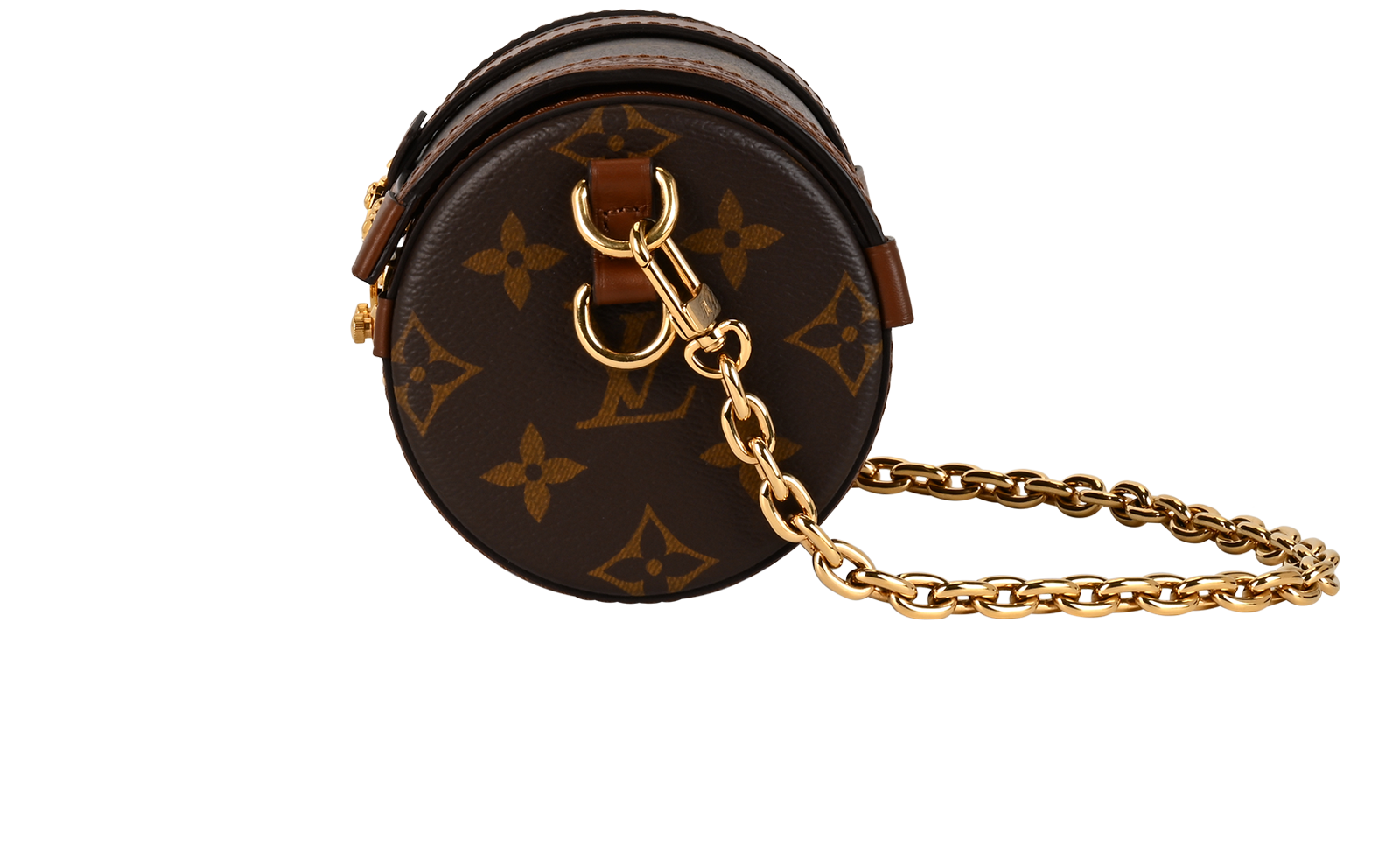 Papillon Trunk Bag, &pound;1,800, Handbags, Brown, Canvas, Bottom view